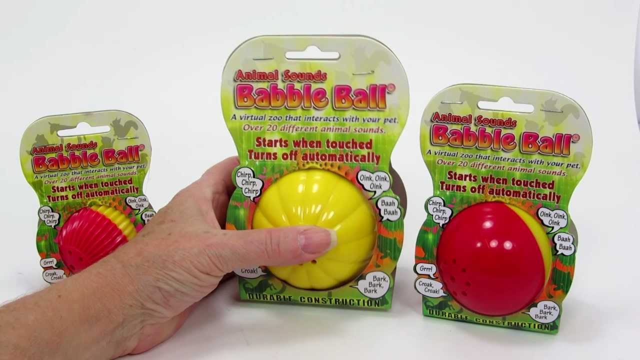 Babble Ball Interactive Dog Toy