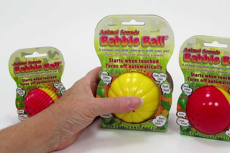 Babble Ball Interactive Dog Toy