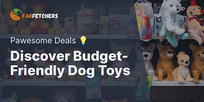 Discover Budget-Friendly Dog Toys - Pawesome Deals 💡