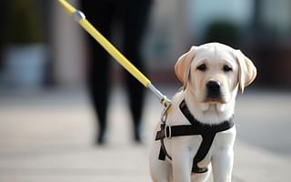 How are guide dogs trained?