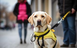 How are guide dogs trained to be so proficient?