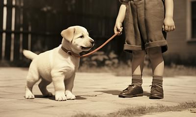 How can I train a 2-month-old puppy to walk on a leash?