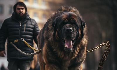 How can I train a large, strong dog to stop pulling on the leash?