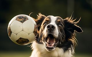 How can I train my dog to fetch a soccer ball without damaging it?