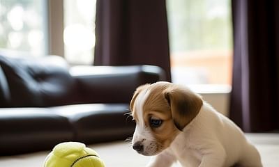 How to Begin Training a Two-Week-Old Puppy to Play Fetch?