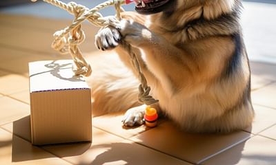 What do dogs enjoy playing with that isn't a store-bought toy?