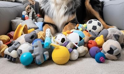 What dog toys are recommended for dogs with behavioral issues?
