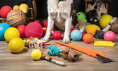 What types of toys are most suitable for large dogs?